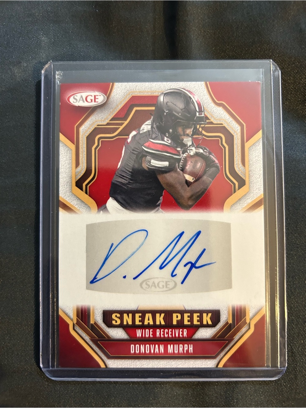 Sage Sneak Peek Autograph Card - Purple & Gold